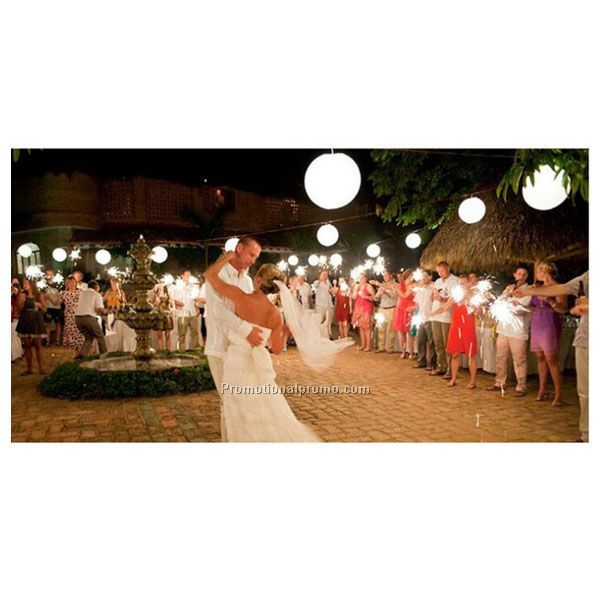 Wedding Party Decor White LED Lamp Lights Balloons Paper Lantern Balloon