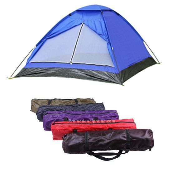 Polyester fabric camping tent for 2 person