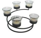 5PC T-light with GLass Holder