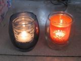Double-Layer Glass Candle Hold