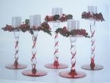 Glass Candle Holder