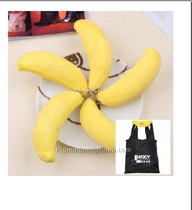 Banana foladable shopper