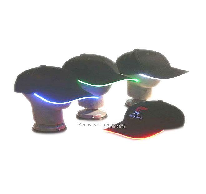 Glo-hat, Glowing cap, Flashing cap, LED cap