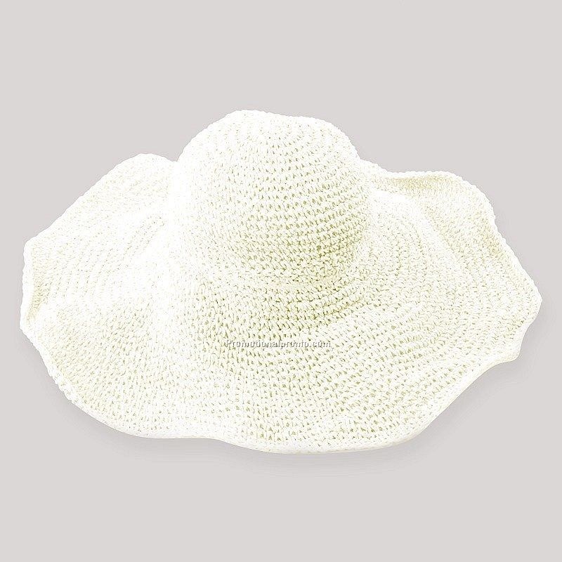 White color straw hat