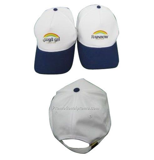 5 panel cap with metal buckle