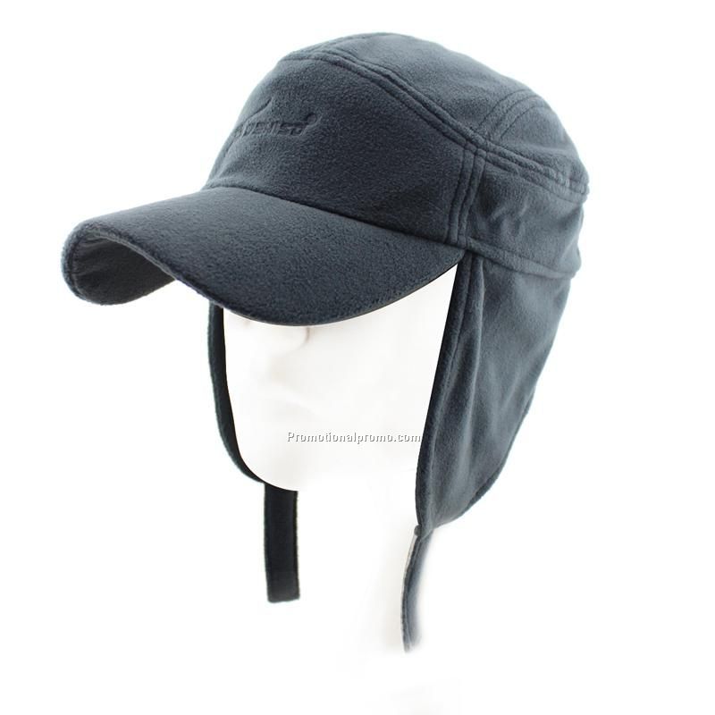 Fleece earflap winter hat