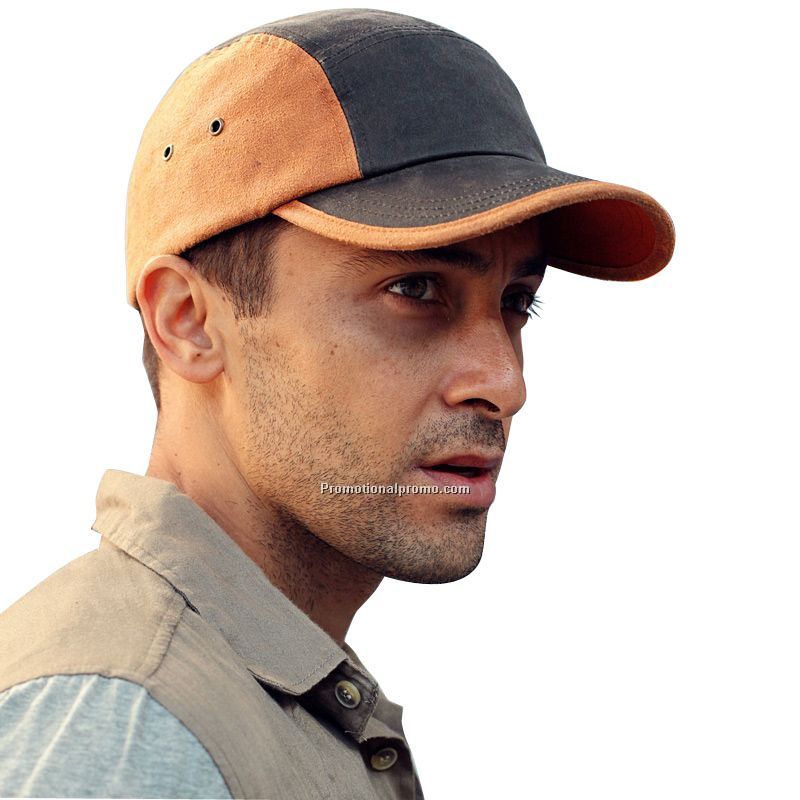 Men's suede baseball cap