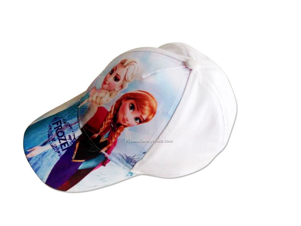 Promotional 6 panel cotton sports frozen cap