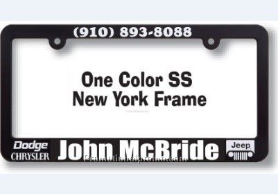 Wholesale Top Grade DIY Custom Universal European USA Car License Plate Frame Custom Plastic license plate frame