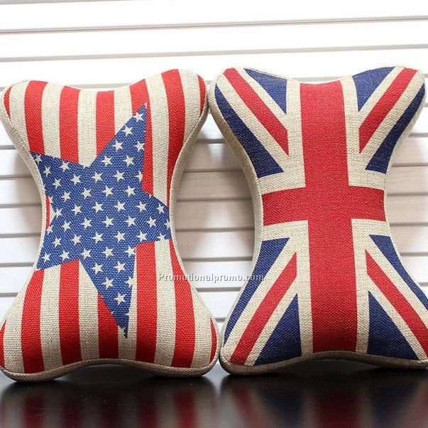 Creative flag car pilllow