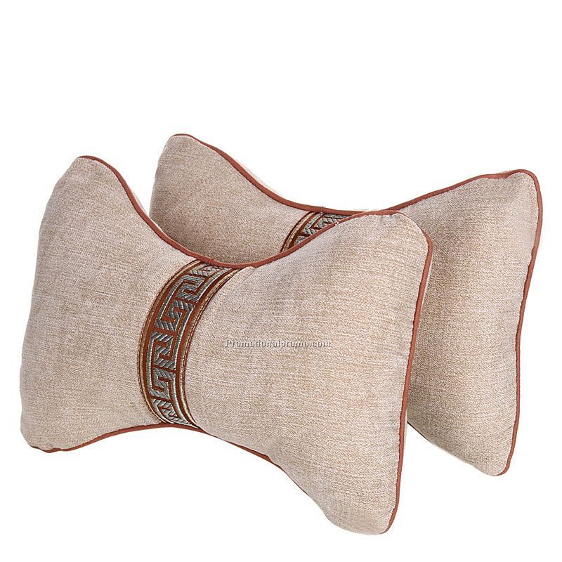 Cotton car seat neck rest pillow