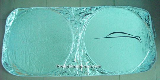 Silver Pressed Cloth Car Sun Shade