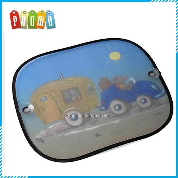 Customized side window car sunshades with holes