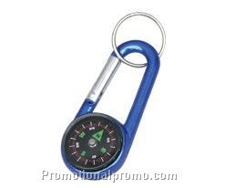 Carabiner with compass Keyring