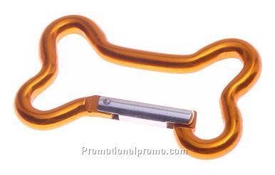 Bone shaped carabiner