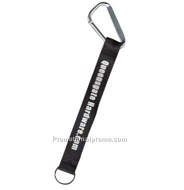 Promotional Carabiner with Lanyard and Keyring