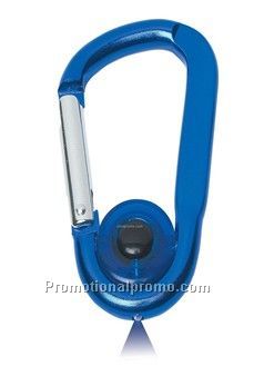 promotional Blue Light Up Carabiner W/ Blue LED