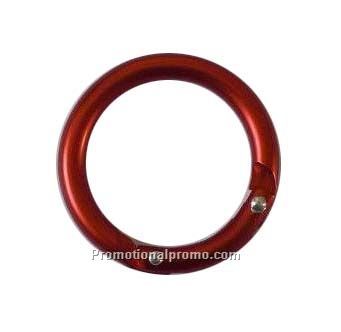 Hight Quality Aluminum Circle Carabiner Language