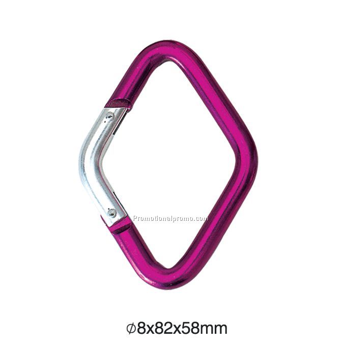 Aluminium Diamond Shaped Carabiner