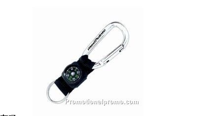 Promotional Carabiner with Compass