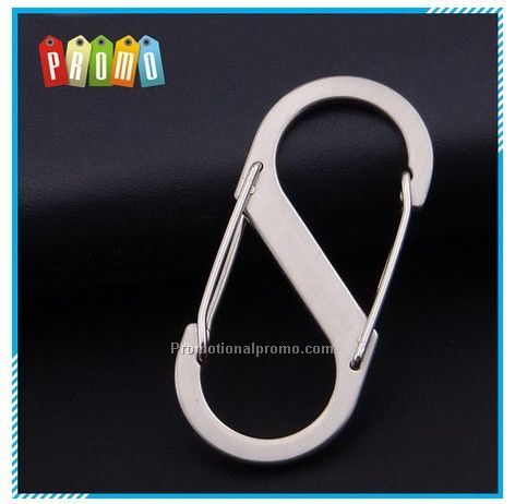 Zinc alloy 8 shaped carabiner, metal carabiner