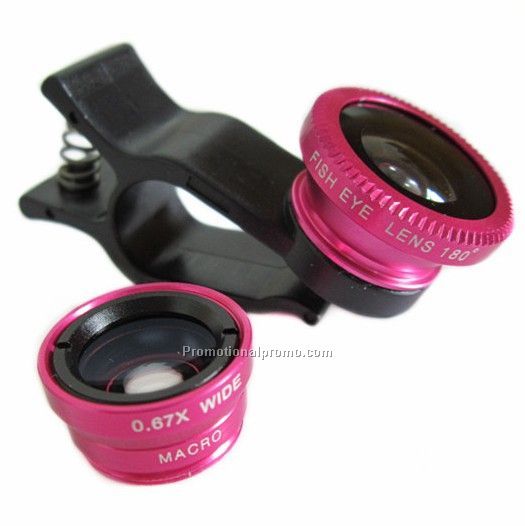 Mobile Phone Telescope Camera Lens, Fish-Eye Conversion Lens