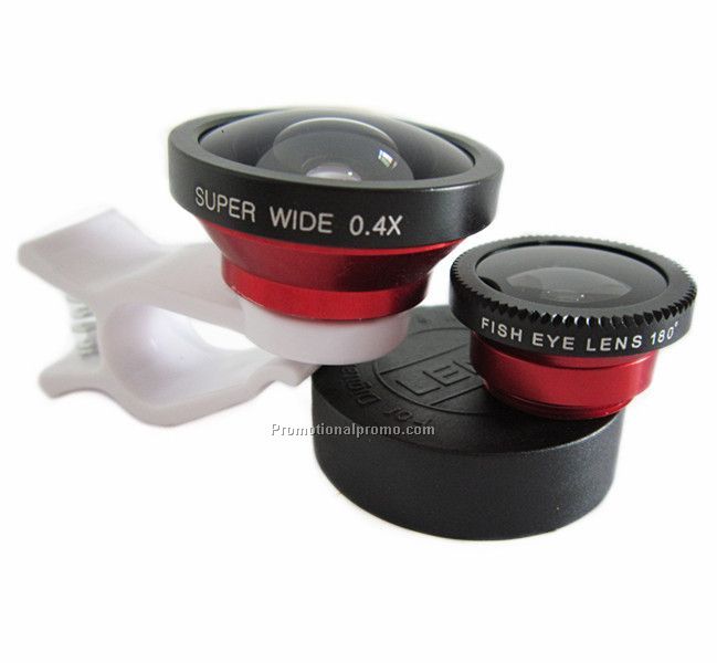 Mobile Phone Telescope Camera Lens, Fish-Eye Conversion Lens