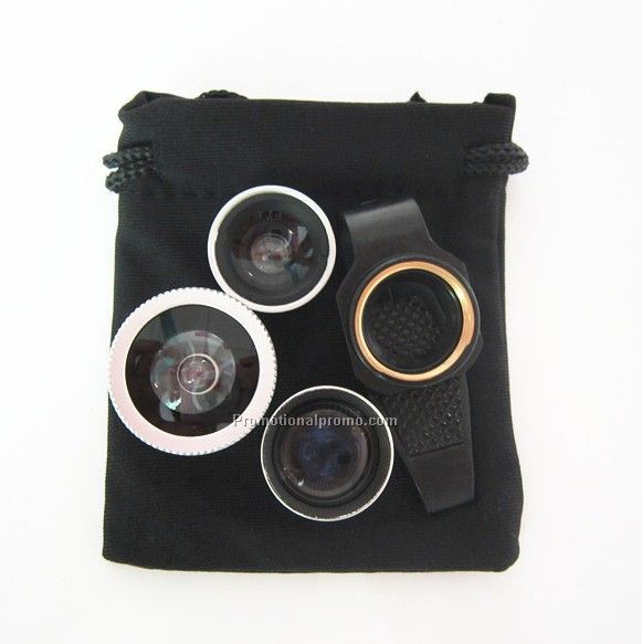 Mobile Phone Telescope Camera Lens, Fish-Eye Conversion Lens