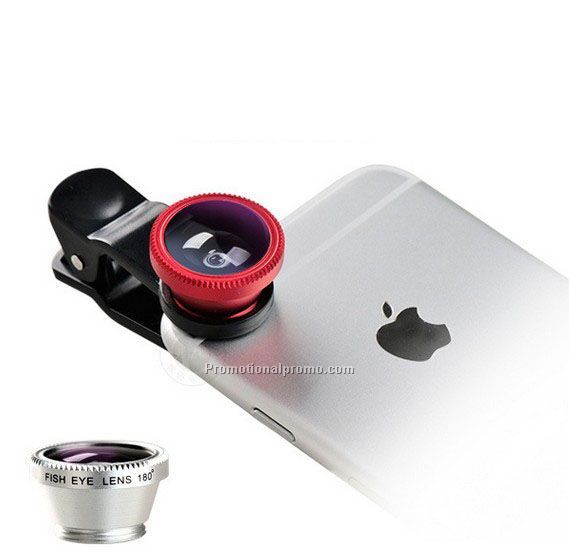 Mobile Phone Telescope Camera Lens, Fish-Eye Conversion Lens