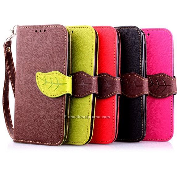 New arrival soft flip leather case for samsung s6