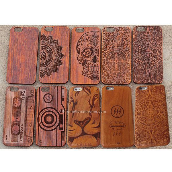 Top oem wood case, oem engraving logo wood case for iphone 6 6 plus