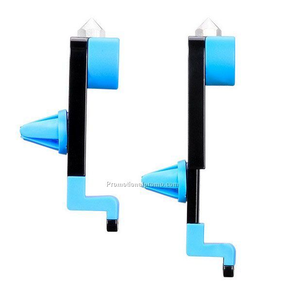 Mini portable car holder, universal car cell phone holder, multifunctional safe hammer car holder