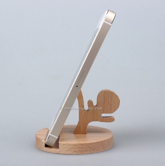 New design wood phone holder bracket
