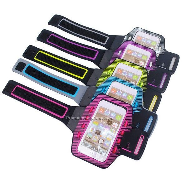 Universal sports armband for iphone, New arrival LED armband,  top rated arm band