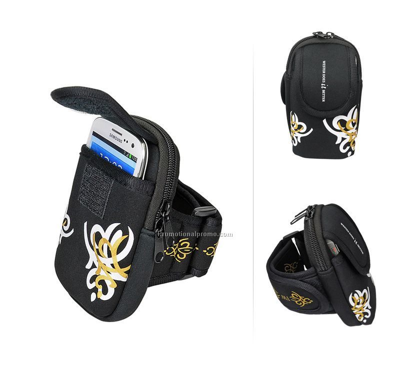 High-end nylon sports armband, OEM logo arm band, 2015 new hot arm band