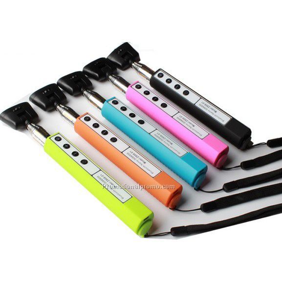 New design mibile phone camera accessory selfie stick, wireless bluetooth monopod