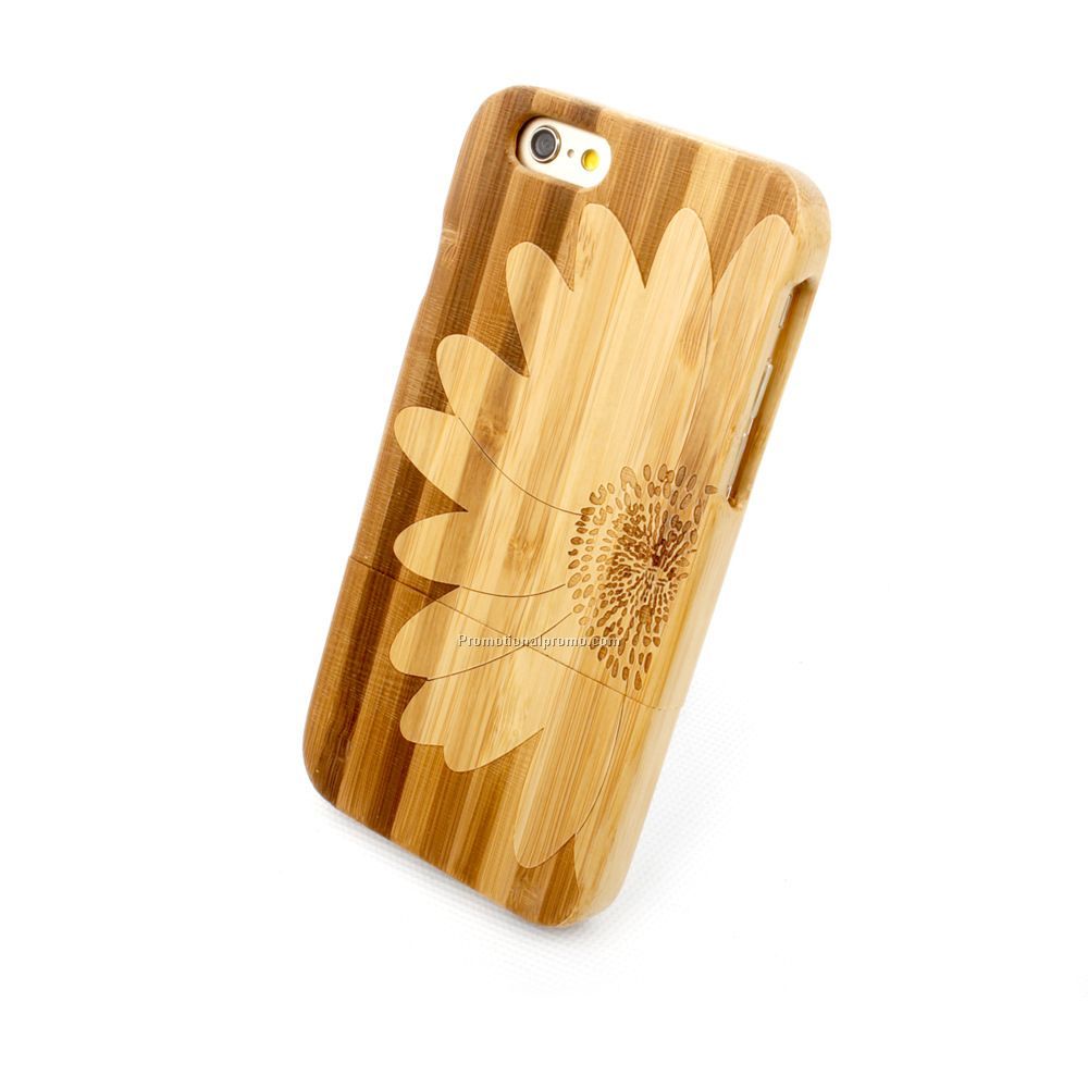 Engraved Logo Wood Case For iPhone 6 6 plus