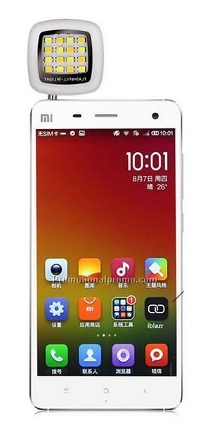 Portable smartphone led selfie light