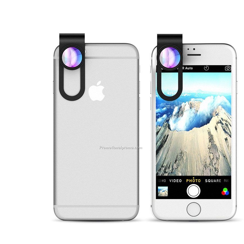 3 In 1 Universal Clip 180 Degree Camera Phone Lens Fisheye Lens+Macro+Wide Angle