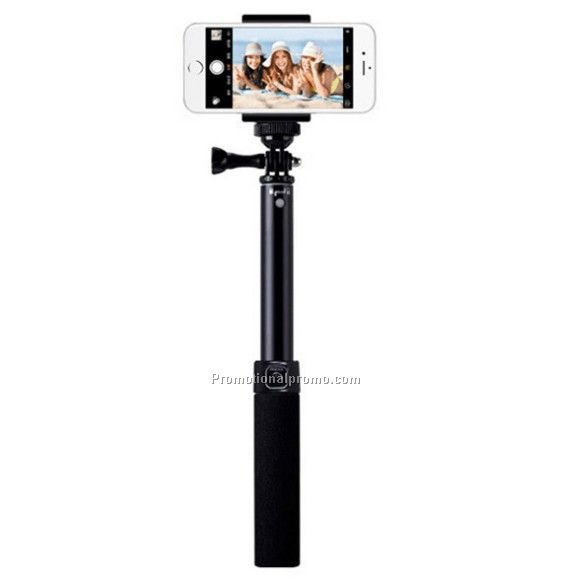 Luxury aluminum wireless bluetooth selfie stick