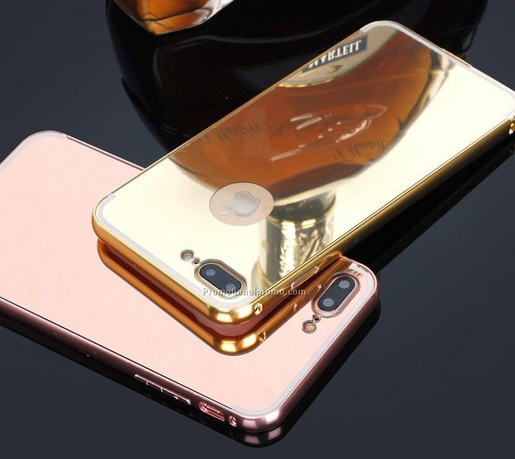 Luxury electroplate mirror mobile phone case for iphone7 plus, hard phone case