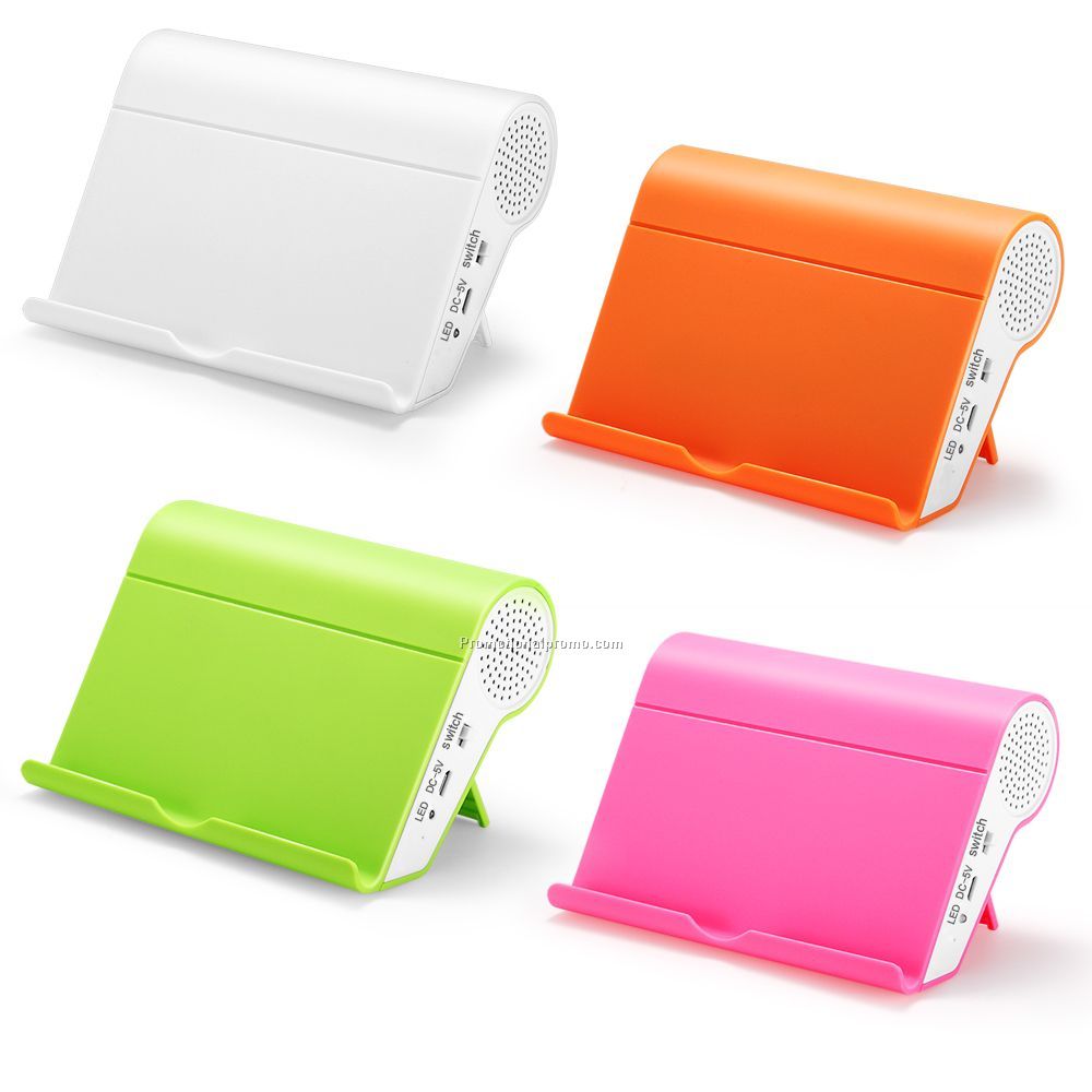 Hot sale new arrival mini bluetooth speaker multi-function mobile phone holder