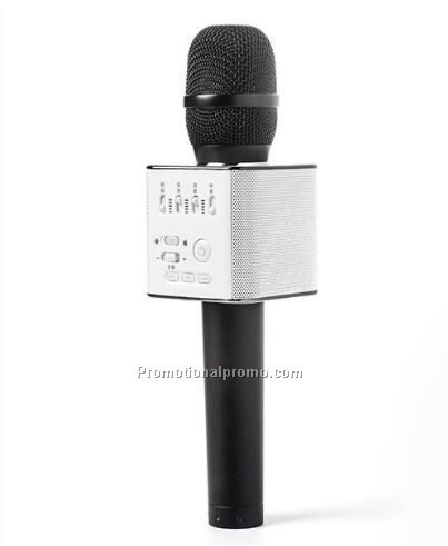 Q9 portable karaoke handheld wireless Bluetooth microphone with speaker