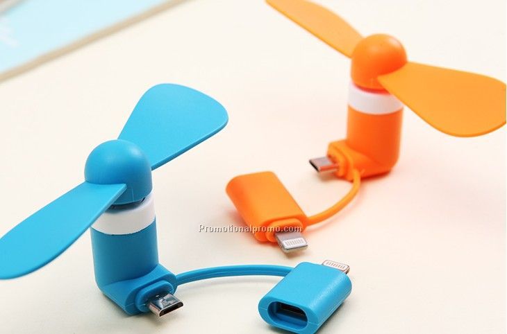 Mini cell phone fan
