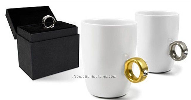 Ceramic Diamond Ring Cup