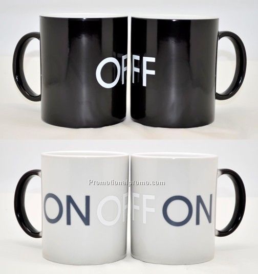 Color changing mug, ON-OFF Full Color Changing Mug