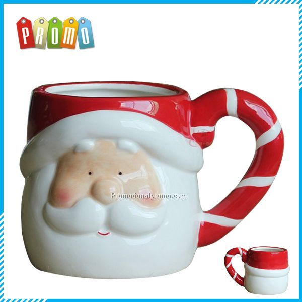 Santa Claus Ceramic 3D Cup