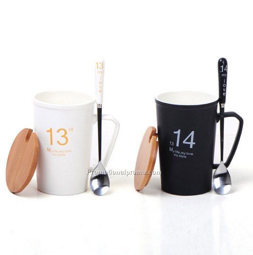 tall latte - 16 oz - glossy black