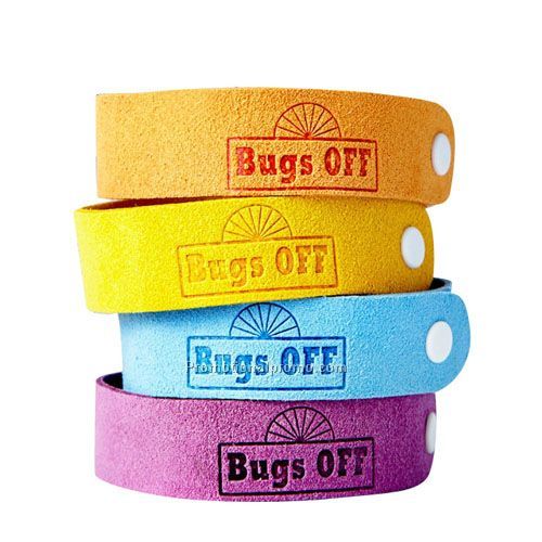 Adjustable mosquito repellent bracelet