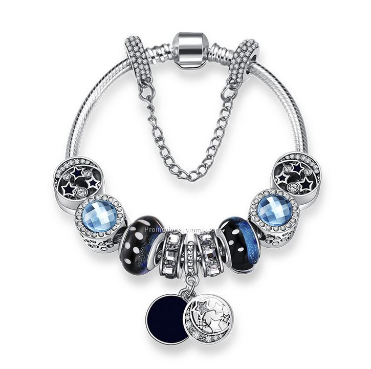 Crystal Glass Beads Charm Bracelets For Women